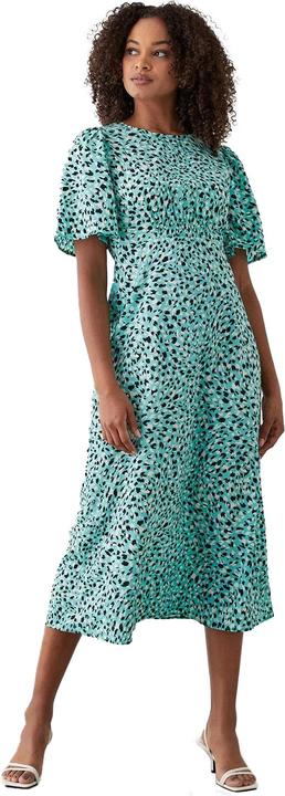 Produktbild Dorothy Perkins Tierdruck Geraffte Taille Flatter Midikleid (34)