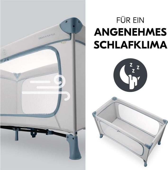 Actual product image Hauck Reisebetten Reisebett Set Dream N Play Plus inkl. Spielzelt (120 x 60 cm)