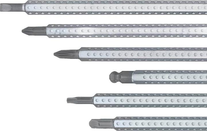 Actual product image Wiha Workshop interchangeable blade set 6 (Phillipps cross recess (PH), Pozidriv cross recess (PZ), Slotted screws, TX)