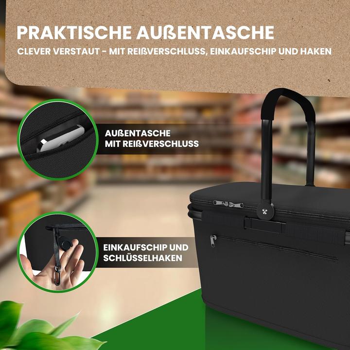 Produktbild Cottara Thermo Einkaufskorb mit Isolierung und Deckel