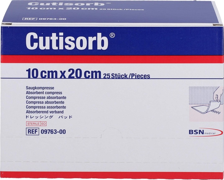 Productafbeelding Cutisorb Absorberend kompres 10x20cm