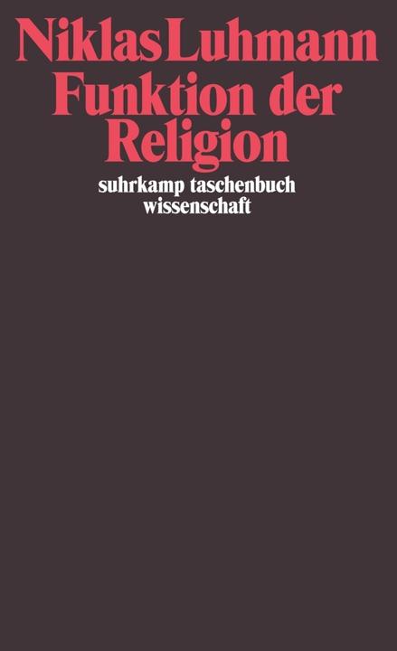 Produktbild Funktion der Religion (Deutsch, Niklas Luhmann, 1982)