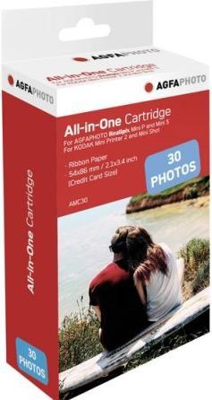 Actual product image AGFAPHOTO AMC 30 - 30 sheets 2.1 x3.4 (5.5 x 8.5 cm, 30 x)