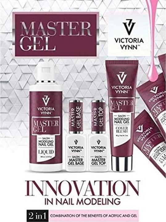 Produktbild Visconti Di Modrone Victoria Vynn Master Gel Top UV Led 8ml (Milky Pink, Gel-Effekt Nagellack)
