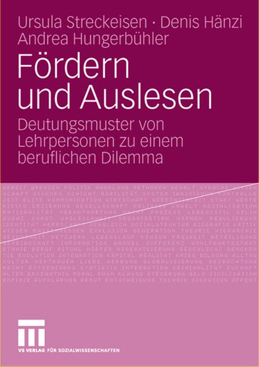 Produktbild Fördern und Auslesen (Deutsch, Andrea Hungerbühler, Denis Hänzi, Ursula Streckeisen, 2007)