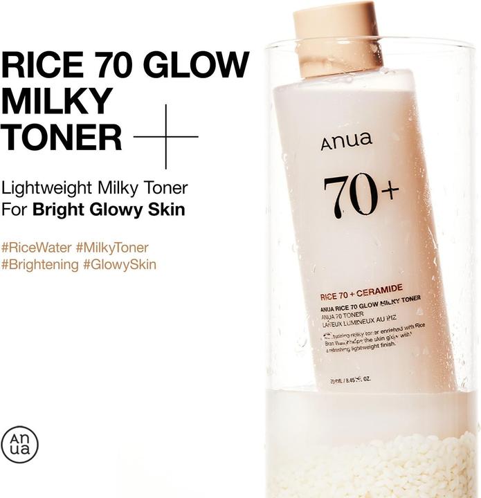 Produktbild Anua Rice 70 + Ceramide (Gesichtswasser, 250 ml)