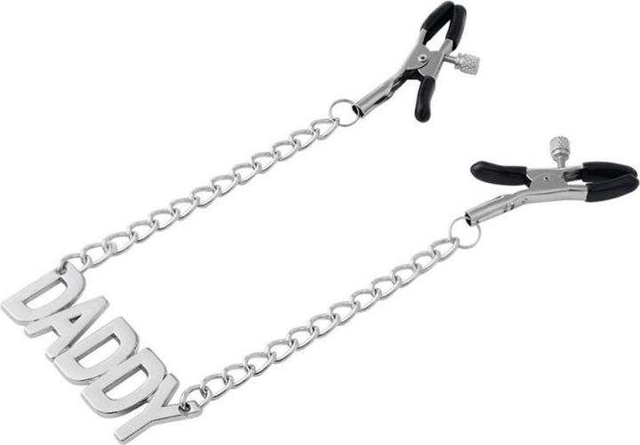Image du produit Kink Gear Pinces à tétons avec chaîne "Daddy