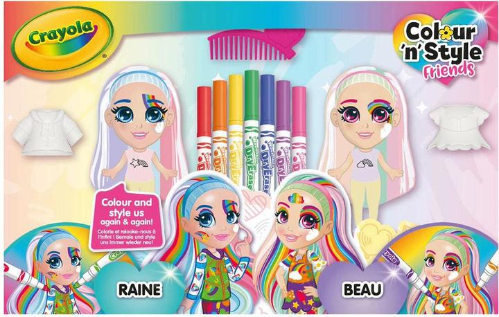Produktbild Crayola Color n Style Rainbow Twins Färbung