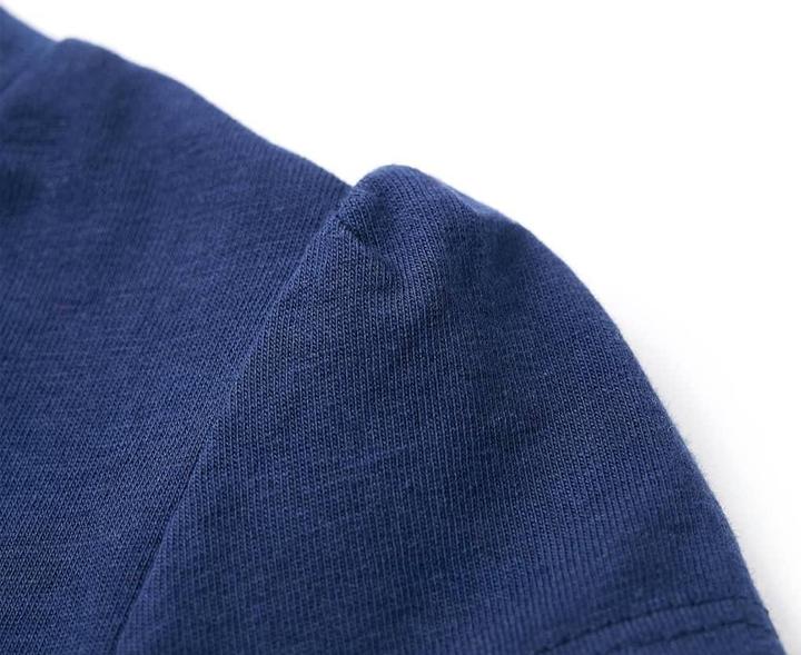 Immagine prodotto VidaXL T-shirt per bambini blu navy 116,Materiale: 95 % cotone. 5 (116)