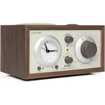 Tivoli Audio Audio - Model 3 BT w/ USB - Wekkerradio met Bluetooth - Walnoot/Beige (FM, AM, Bluetooth), Radio, Beige