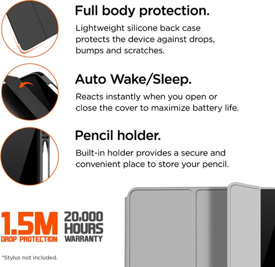 Actual product image Eiger Storm 250 Stylus Case (Apple iPad mini 2021, Apple iPad mini 2024)