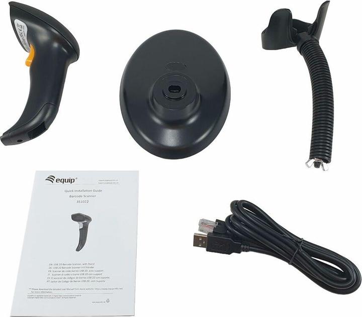 Actual product image equip Barcode handheld scanner Laser cable USB (1D barcodes)