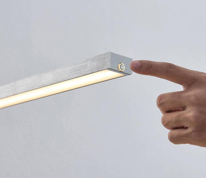 Actual product image Lucande Myron pendant light aluminium (1382 lm)