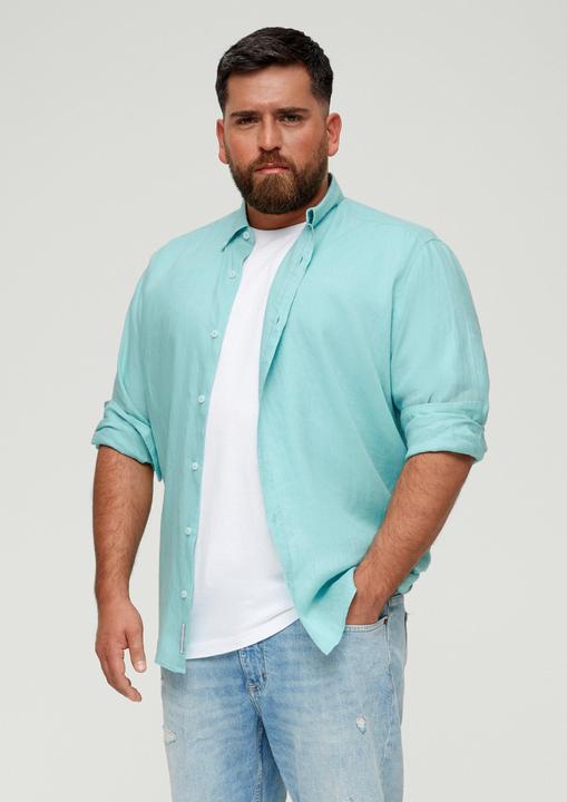 Image du produit s.Oliver Hemd Leinenhemd mit Button-Down-Kragen (3XL)