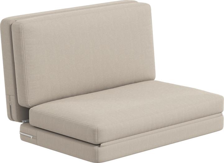 Homcom Bodensofa Polyester, Schaumstoff Beige