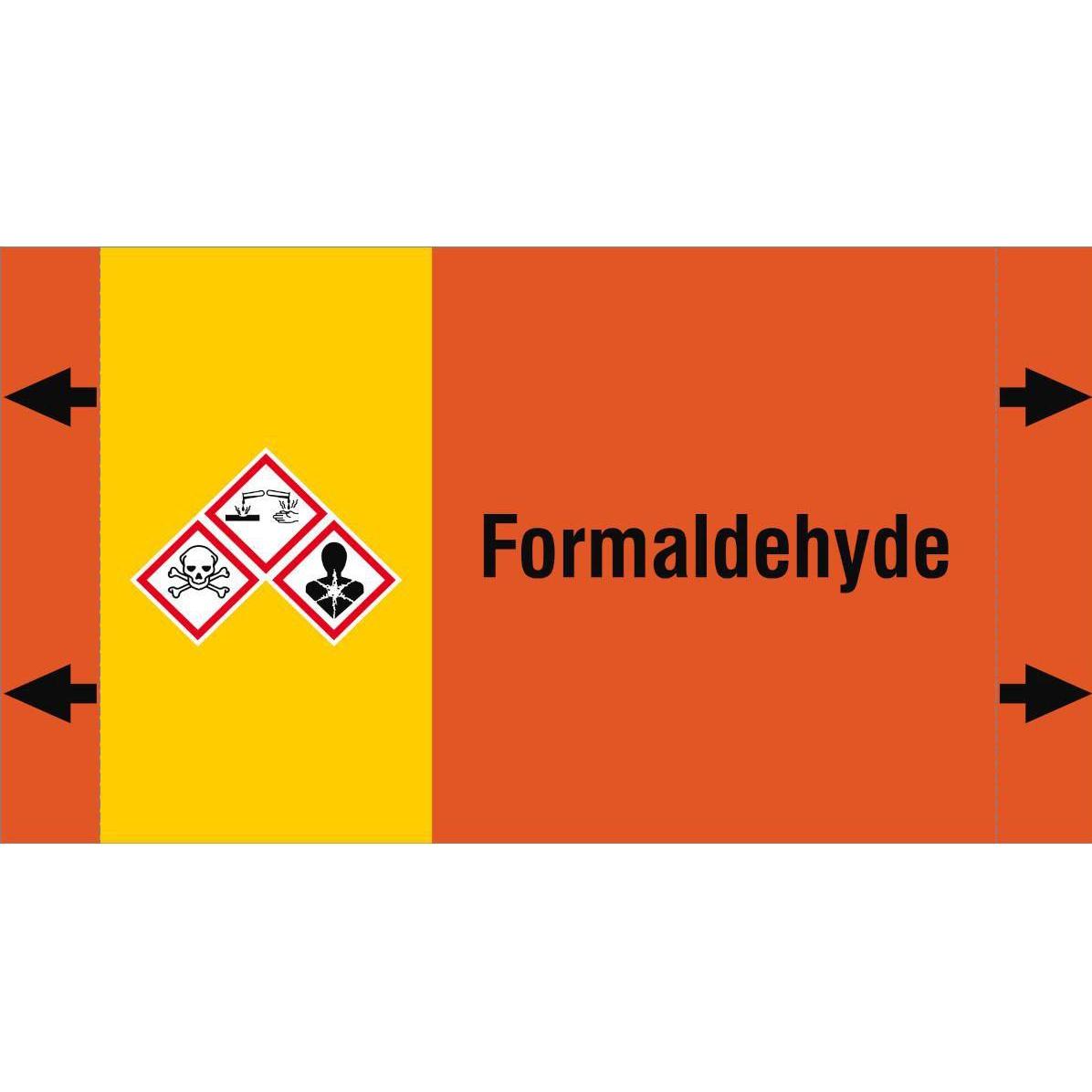 Brady, Etiketten, ISO 20560 Pipe Markers - Acids