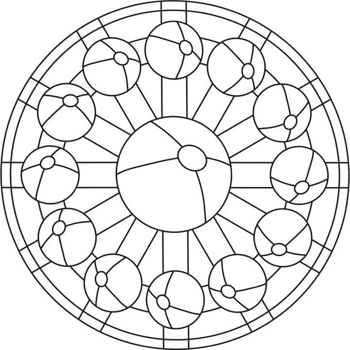 Actual product image Mandalas (blue)