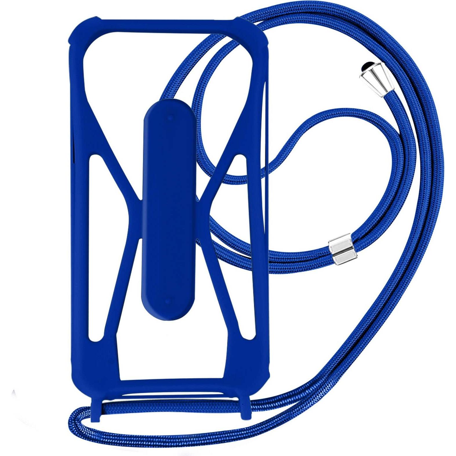 Avizar Universelle Handyhülle mit Kette Series, Handykette, Blau