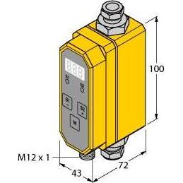 Turck Misura di flusso Sensore in linea con elettronica di valutazione integrata, Monitoraggio raffreddamento