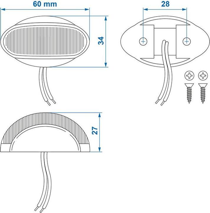 Image du produit ProPlus Feu de gabarit LED sous blister