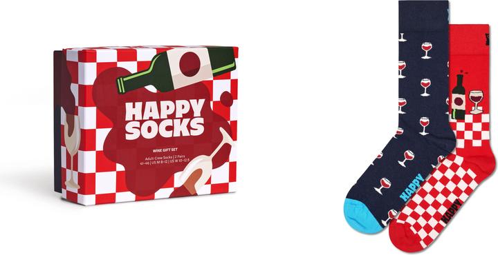 Actual product image Happy Socks Wine Gift Set (pack of 2, 36 - 40)