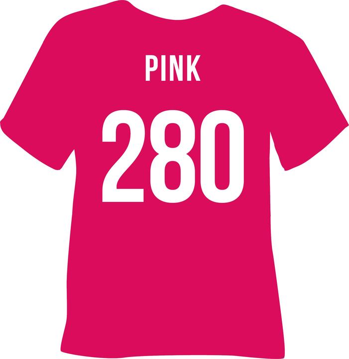 Immagine prodotto Poli-tape Aufbügelfolie Tubitherm Flock, 30.5 x 61 cm, Pink matt