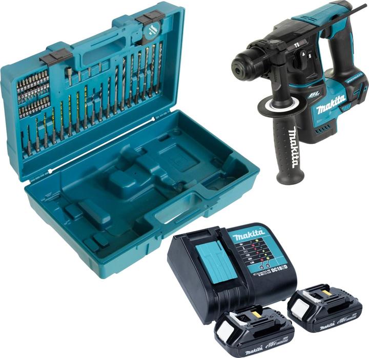 Immagine prodotto Makita DHR 171 SYX3 Trapano a percussione a batteria 18 V 1,2 J SDS-Plus Brushless + 2x batteria 1,5 Ah +