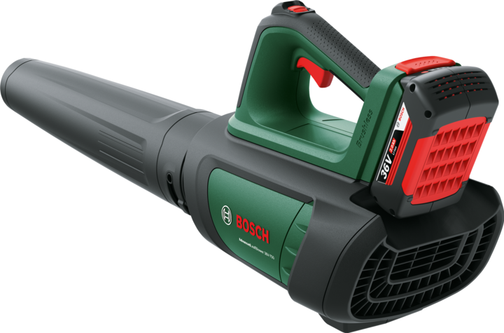 Productafbeelding Bosch Home & Garden Geavanceerde bladblazer 36V-750 2.0Ah ( Inclusief batterij en oplader ) (Oplaadbare batterij, Bladblazer)