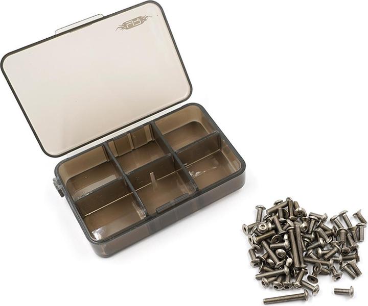 Actual product image Yeah Racing Schraubenbox Titanium Tamiya M-07, Schraubenkopf