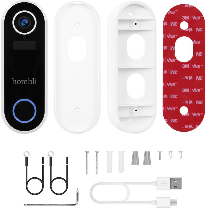 Image du produit Hombli Smart Doorbell 2 + Chime 2 (WiFi)