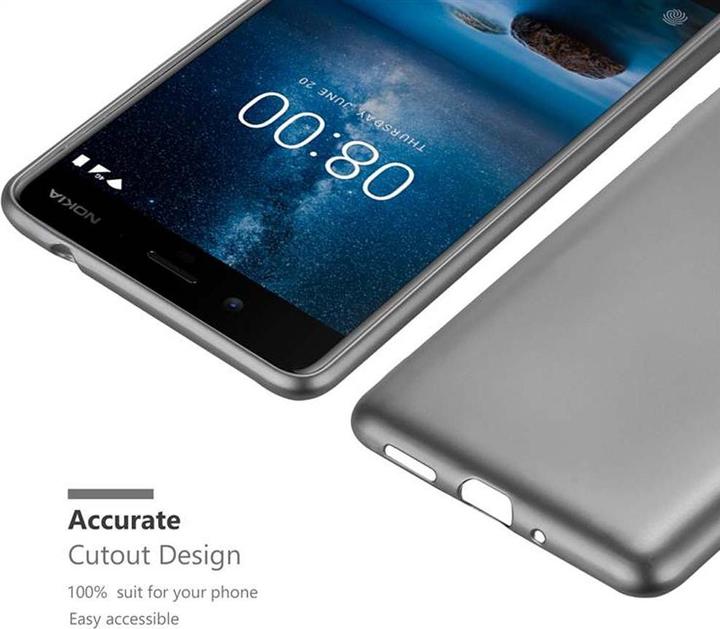 Actual product image Cadorabo Bumper TPU Matt Metallic (LG K8 2017)
