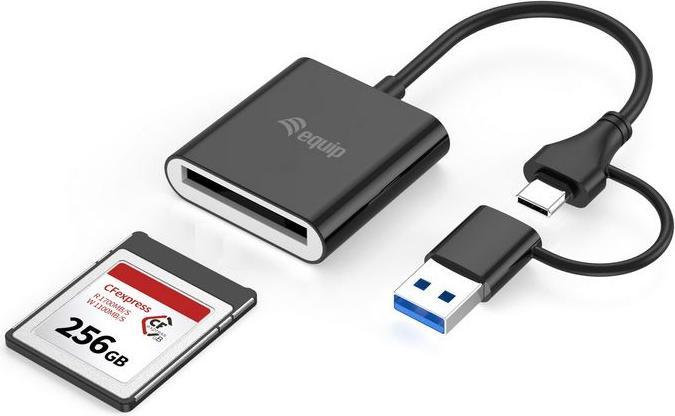 equip Kartenleser CFexpress Type B USB-C+A 10Gbps (USB 3.2 Gen 2)