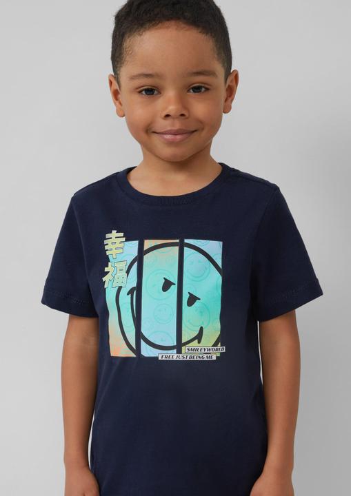 Immagine prodotto S.Oliver T-Shirt Baumwoll-T-Shirt mit Smiley®-Print (104, 110)