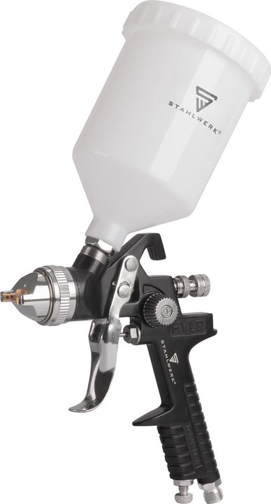 Produktbild Stahlwerk HVLP Lackierpistole SG-600 ST 1,4 mm Düse 600 ml Fliessbecher