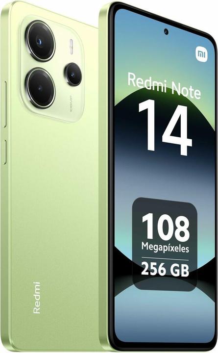 Produktbild Xiaomi Redmi Note 14 (256 GB, Lime Green, 6.67", Hybrid Dual SIM, 4G)