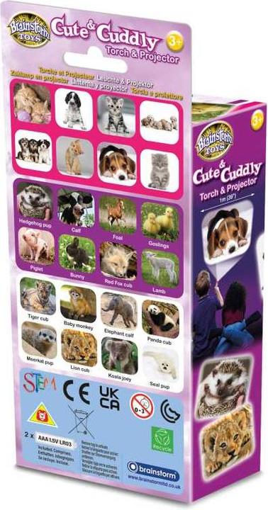 Produktbild Brainstorm Taschenlampe & Projektor knuddlige Tiere (Englisch, Italienisch, Französisch, Deutsch)