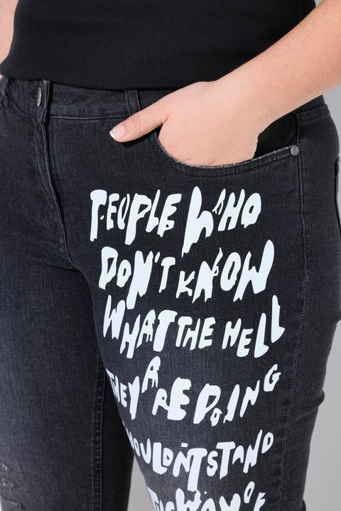 Immagine prodotto Angel of Style 7/8-Jeans Amy, Straight Fit, Wording, 5-Pocket (60)