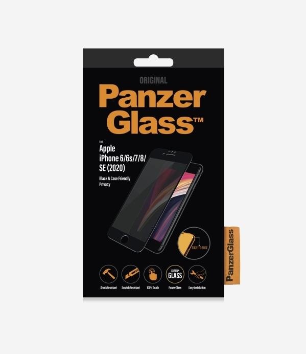 Produktbild PanzerGlass Case Friendly Privacy (1 Stück, Apple iPhone 6, Apple iPhone 6s, Apple iPhone 7, Apple iPhone 8, Apple iPhone SE (2nd Gen), Apple iPhone SE (3rd Gen))