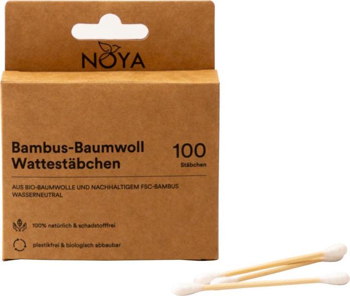 Image du produit Noya Coton-tiges BambouCoton bio, 100 pcs.