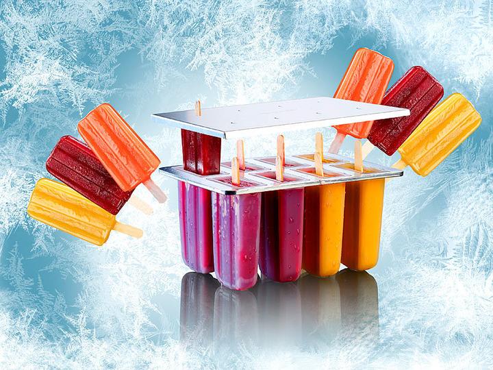 Actual product image Rosenstein & Söhne Popsicle maker incl. wooden sticks