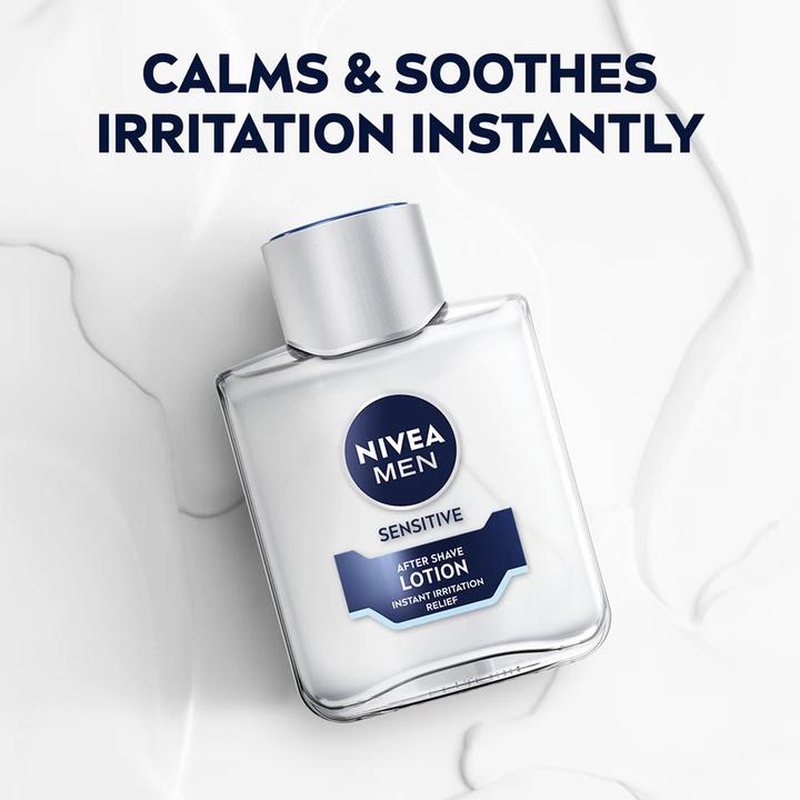 Actual product image NIVEA MEN Men Sensitive 100ml (Aftershave Lotion, 100 ml)