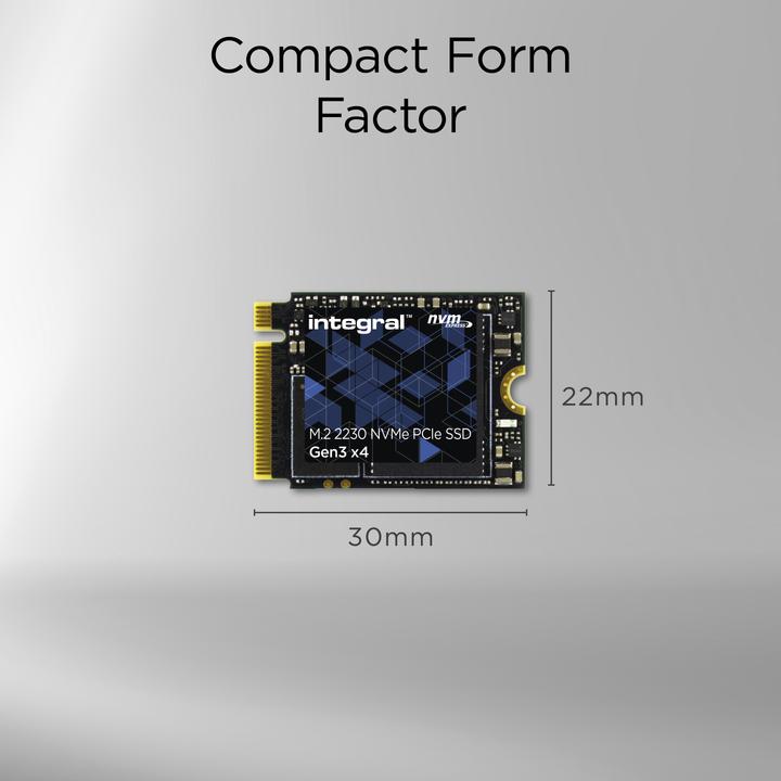 Produktbild 1TB M.2 2230 NVMe Gen3 x4 PCIe SSD (1024 GB, M.2 2230)