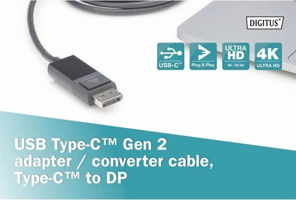 Immagine prodotto Digitus USB Typ C — DisplayPort (2 m)