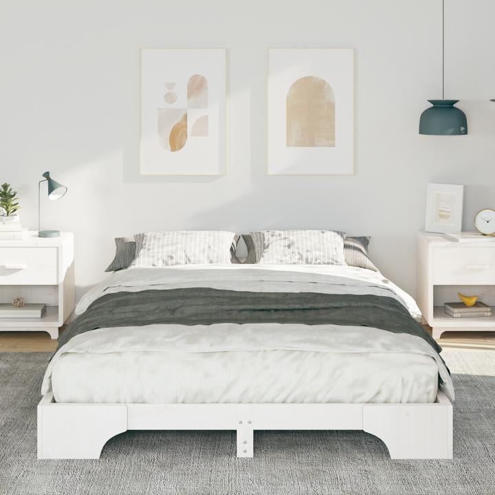 Actual product image vidaXL Bettgestell (140 x 210 cm)