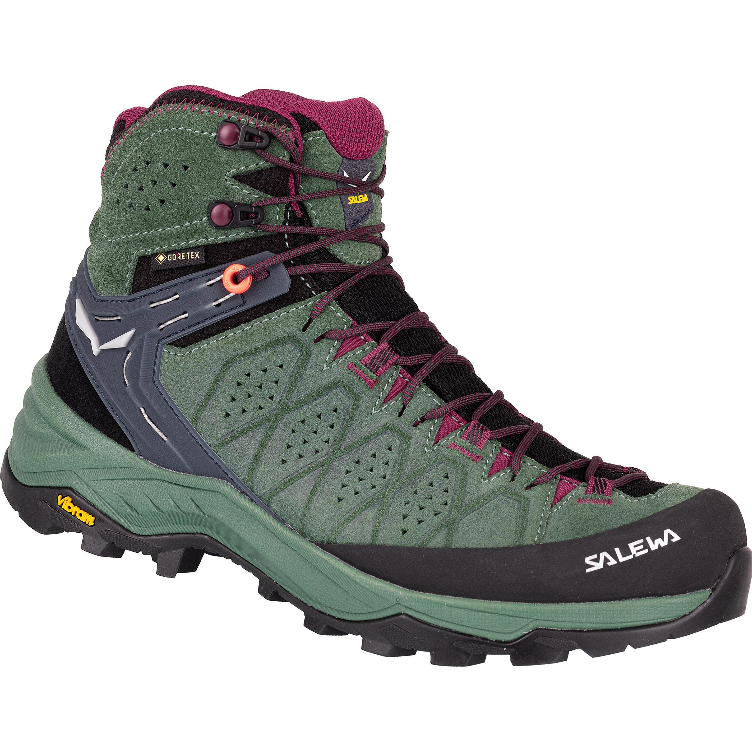 Salewa, Damen, Wanderschuhe, Alp Trainer 2 Mid GTX Schuhe (36.5), Grün