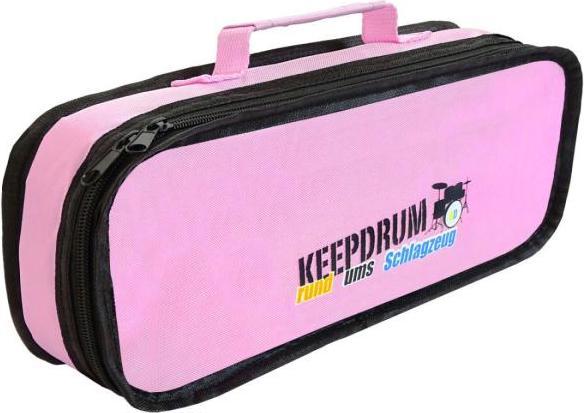 Actual product image keepdrum MB01PK Glockenspiel Bag Pink with Mallet