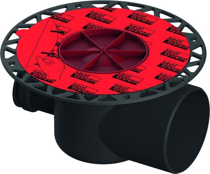 Actual product image TECE TECEdrainpoint S drain, with Seal System universal flange, DN 100