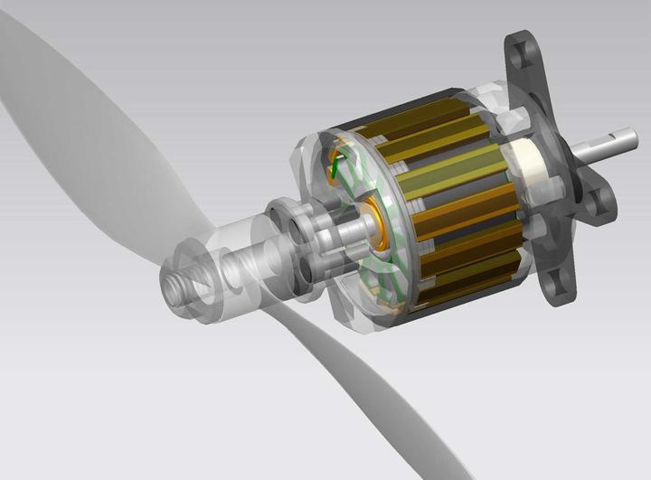 Produktbild Planet-Hobby JOKER 2834-9,5 V3 880 KV BRUSHLESS MOTOR