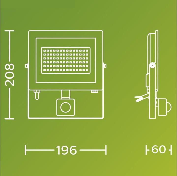 Actual product image Philips Outdoor Flutlicht Lois (4750 lm, IP65)