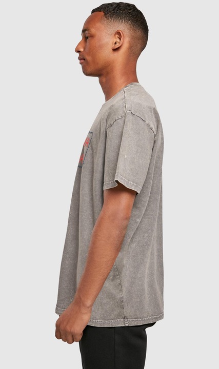 Actual product image Merchcode Frida Kahlo - Pixels viva la vida Acid Washed Heavy Oversize Tee - 118139 (XL)